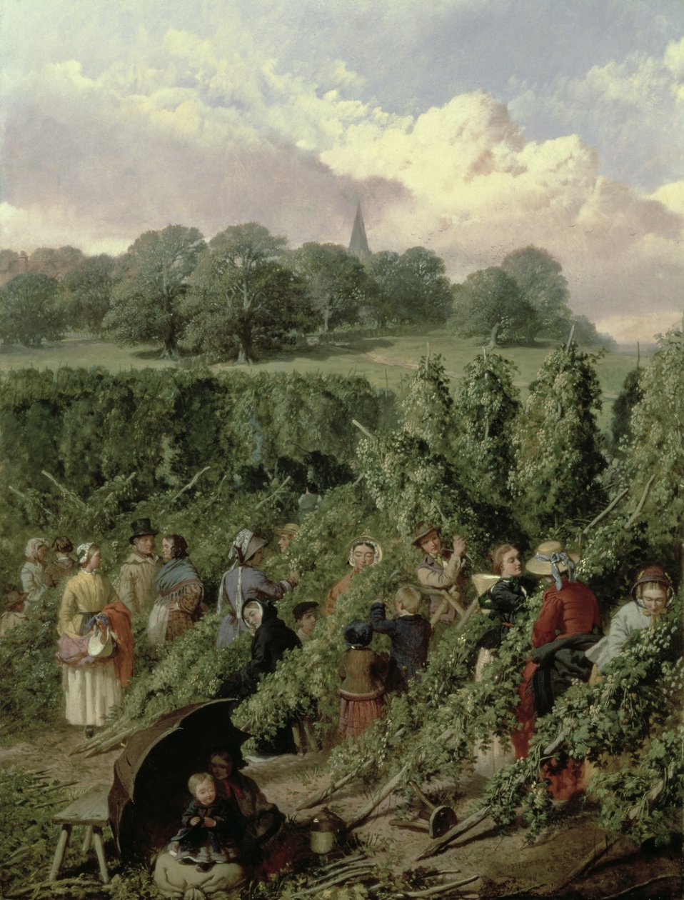 Humleplukkerne av John Frederick Herring Senior