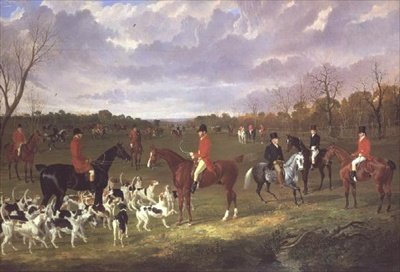 The Meet of the East Suffolk Hounds på Chippenham Park av John Frederick Herring Senior