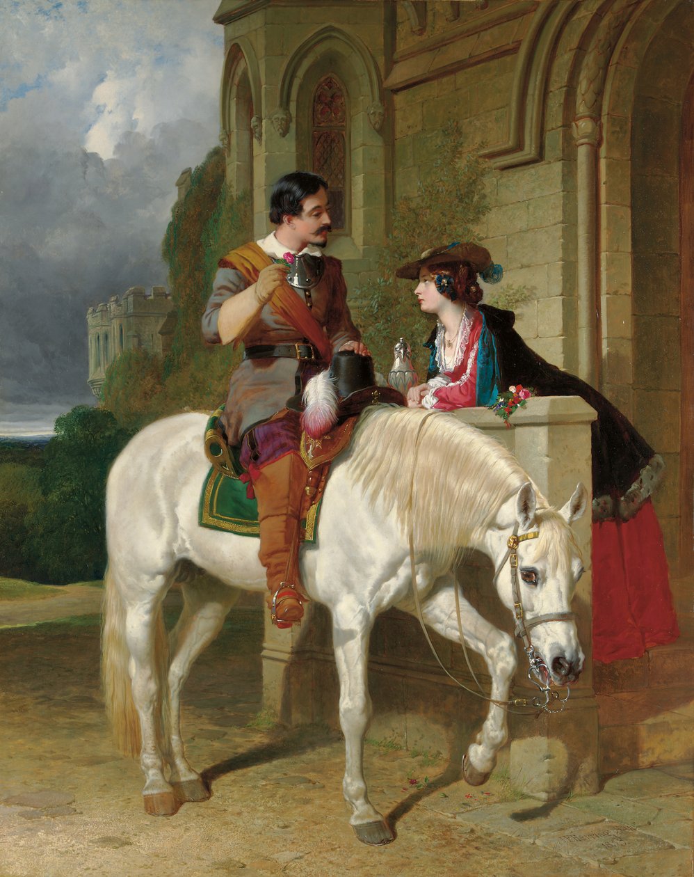 Rosen, 1853 av John Frederick Herring Senior