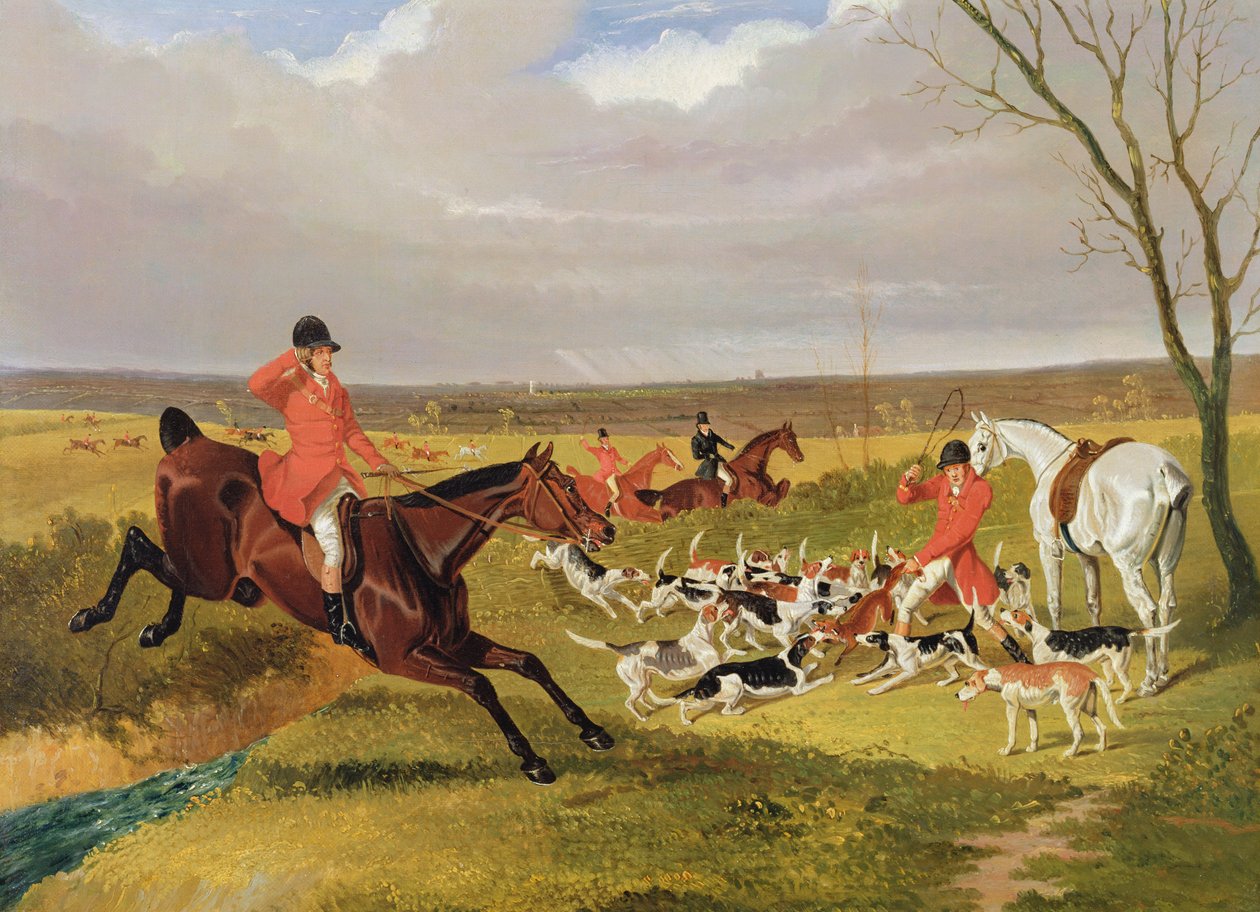 The Suffolk Hunt - The Death av John Frederick Herring Senior