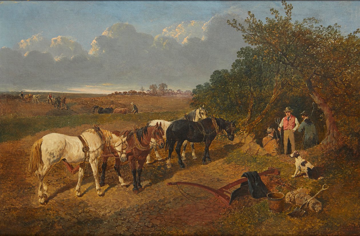 Hvile laget (olje på lerret) av John Frederick Jr. Herring