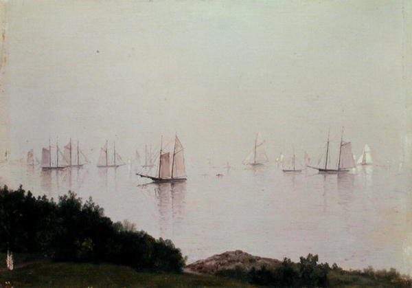 A Newport Afternoon (olje om bord) av John Frederick Kensett