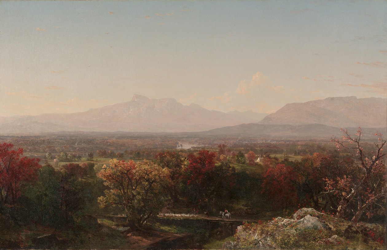 En oktoberdag i de hvite fjellene av John Frederick Kensett