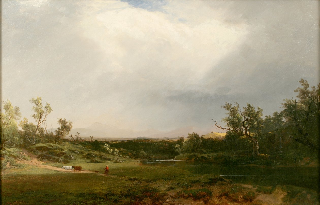 Nærmer seg dusj, 1859 av John Frederick Kensett