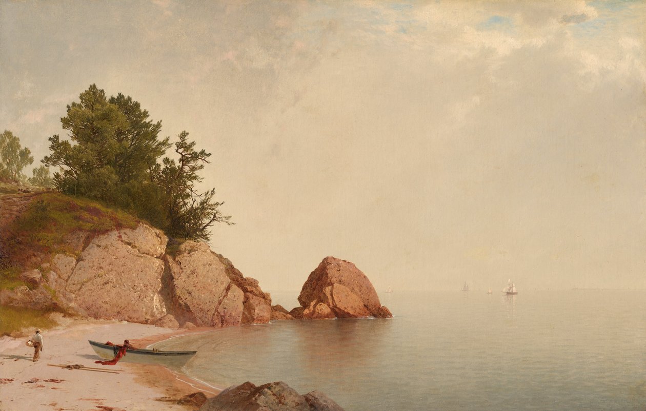 Strand ved Beverly av John Frederick Kensett