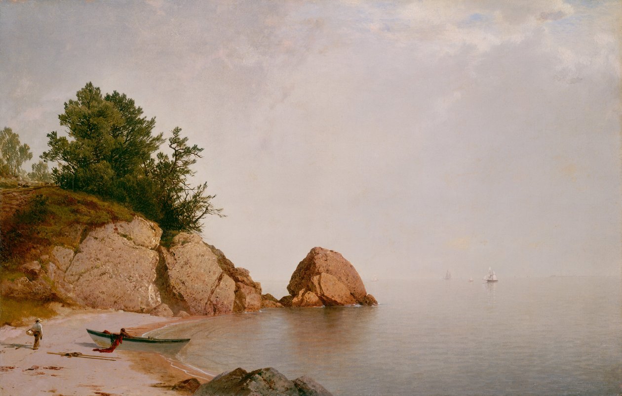 Stranden ved Beverly, ca. 18691872. av John Frederick Kensett