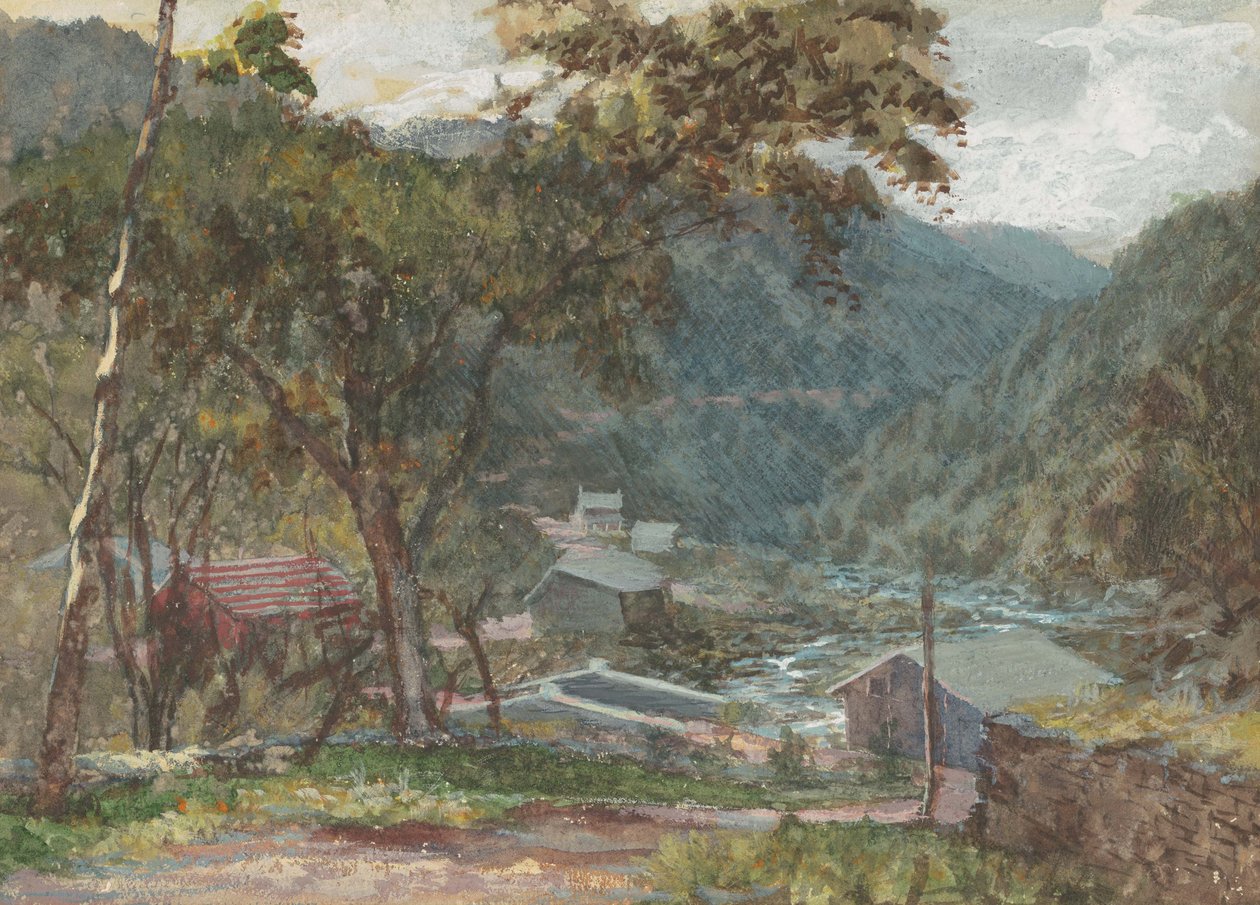 Inngang til Kauterskill Clove av John Frederick Kensett