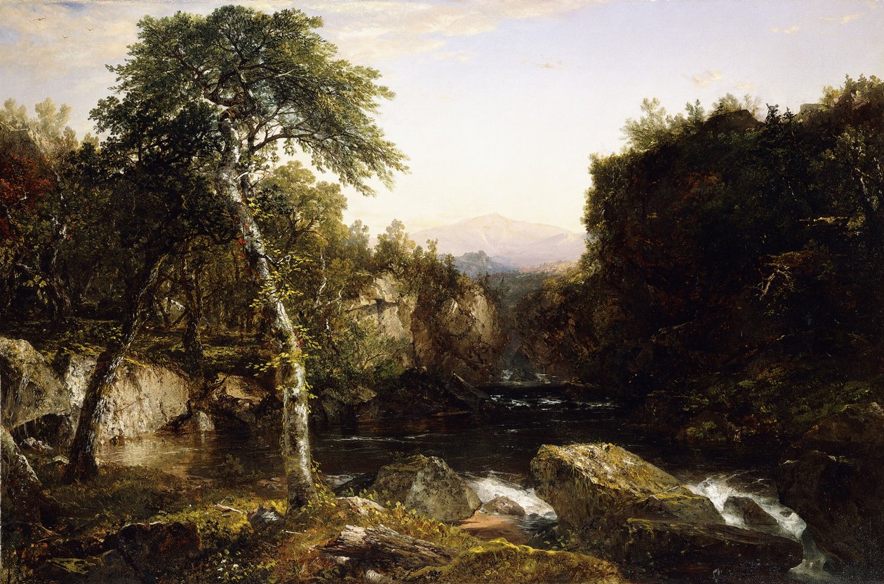 Frankenfjellene, 1854 av John Frederick Kensett