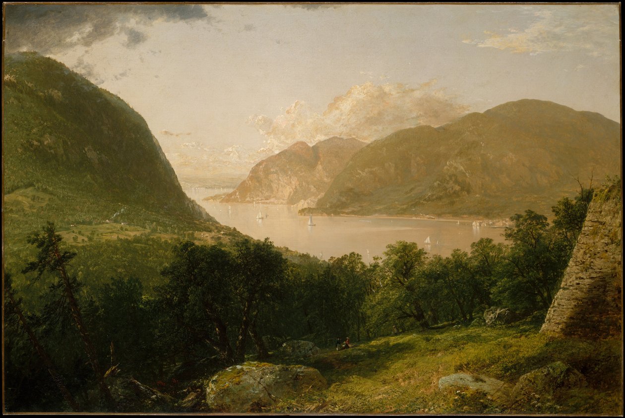 Scene ved Hudsonelven av John Frederick Kensett