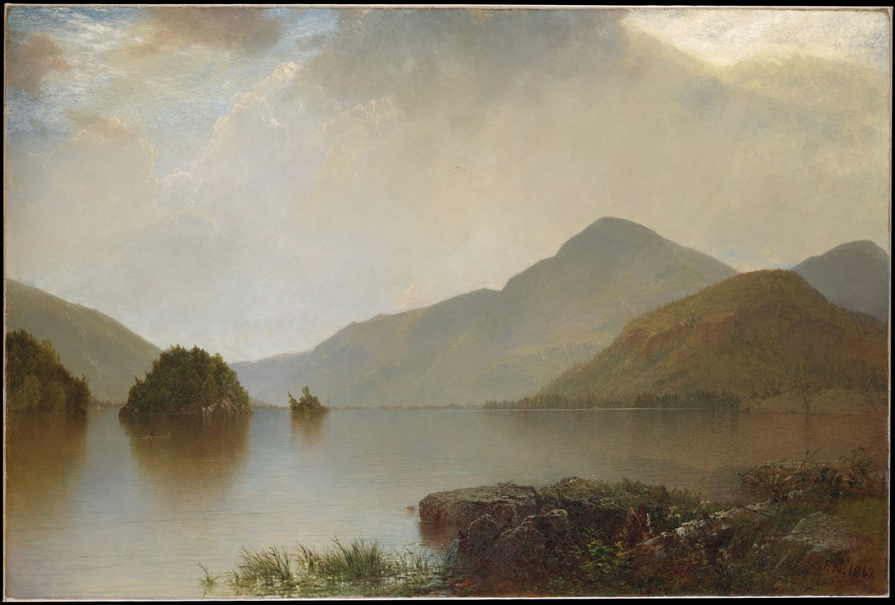 Lake George av John Frederick Kensett