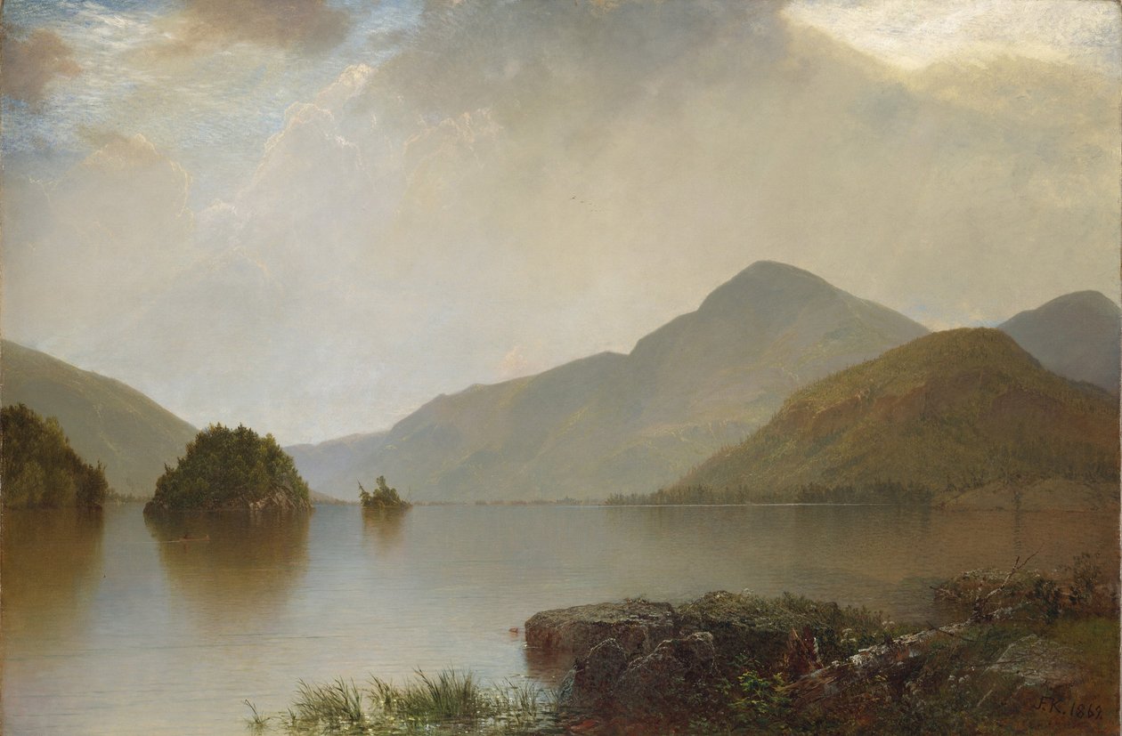 Lake George av John Frederick Kensett