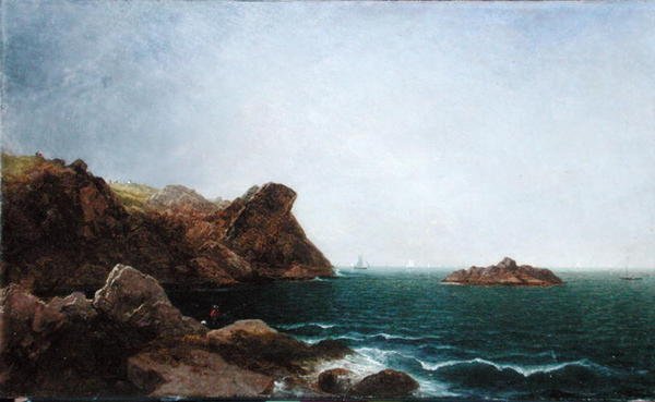 Nahant Rock og Seashore av John Frederick Kensett