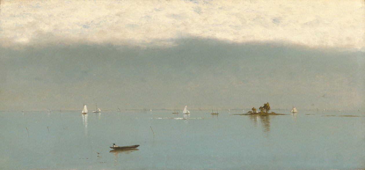 Går av stormen, 1872. av John Frederick Kensett