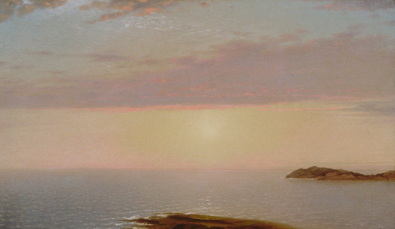 Solnedgang av John Frederick Kensett