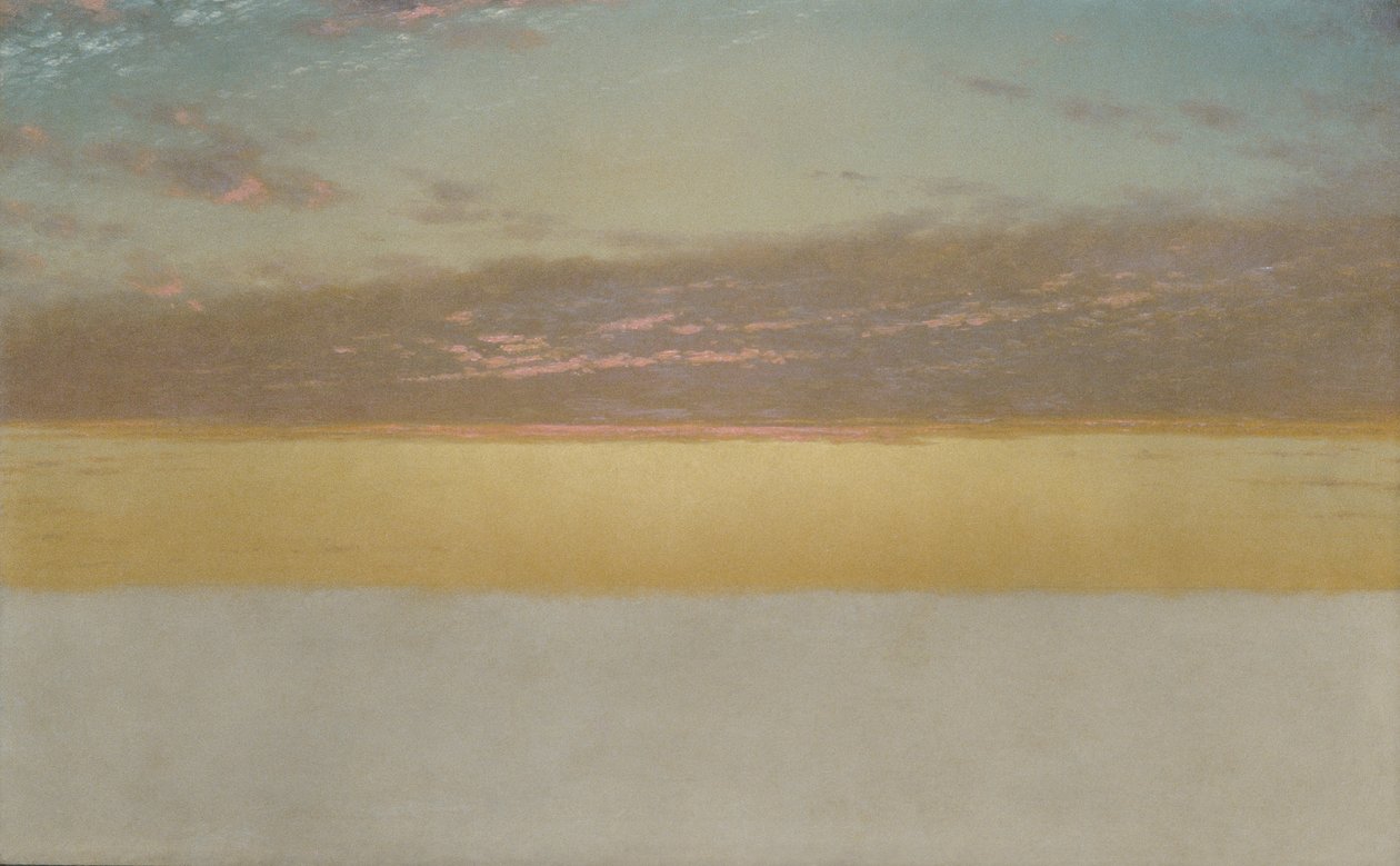 Solnedgang himmel av John Frederick Kensett