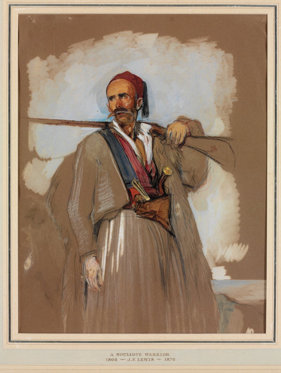 En Suliote-kriger av John Frederick Lewis