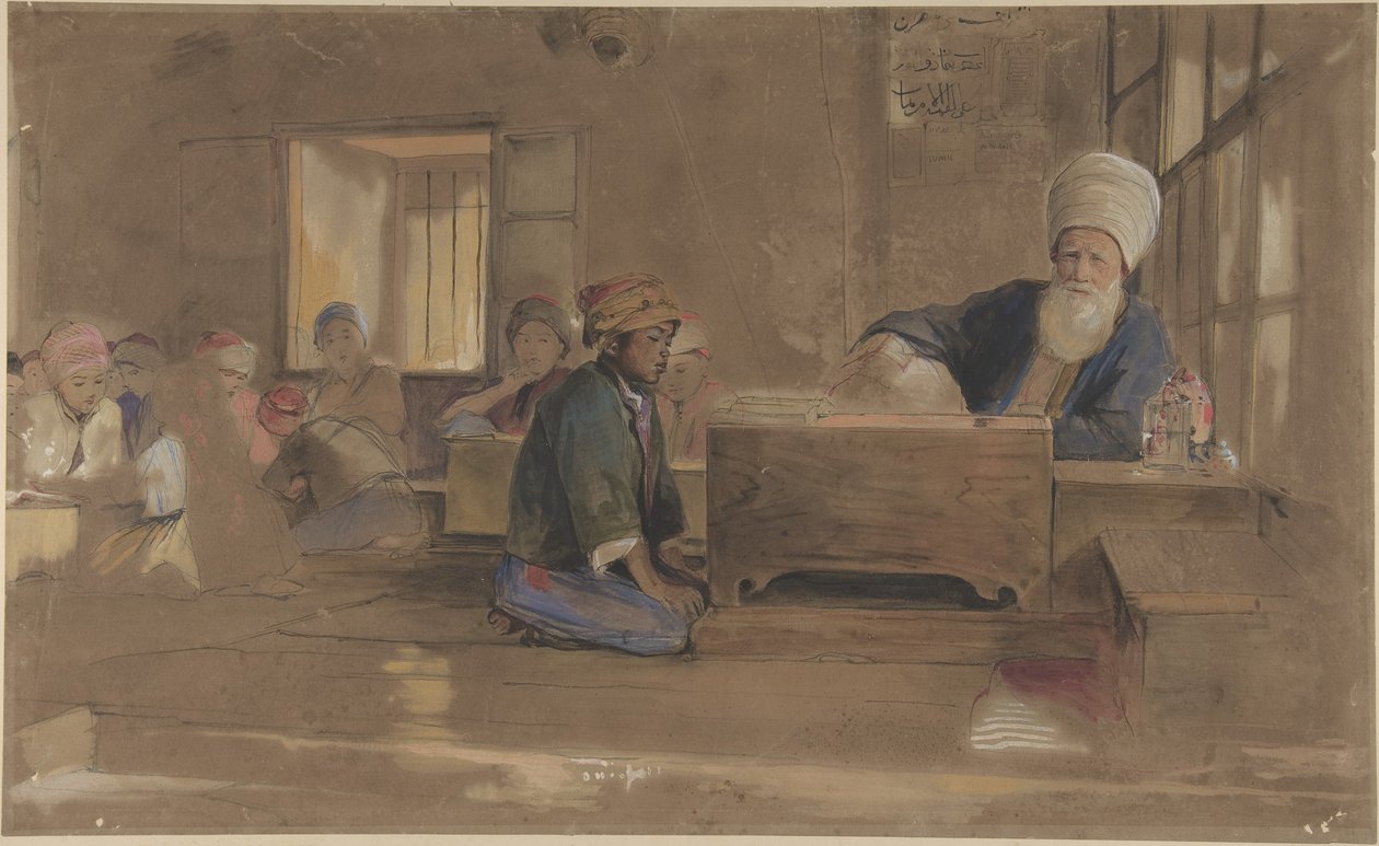 Arabisk skole av John Frederick Lewis