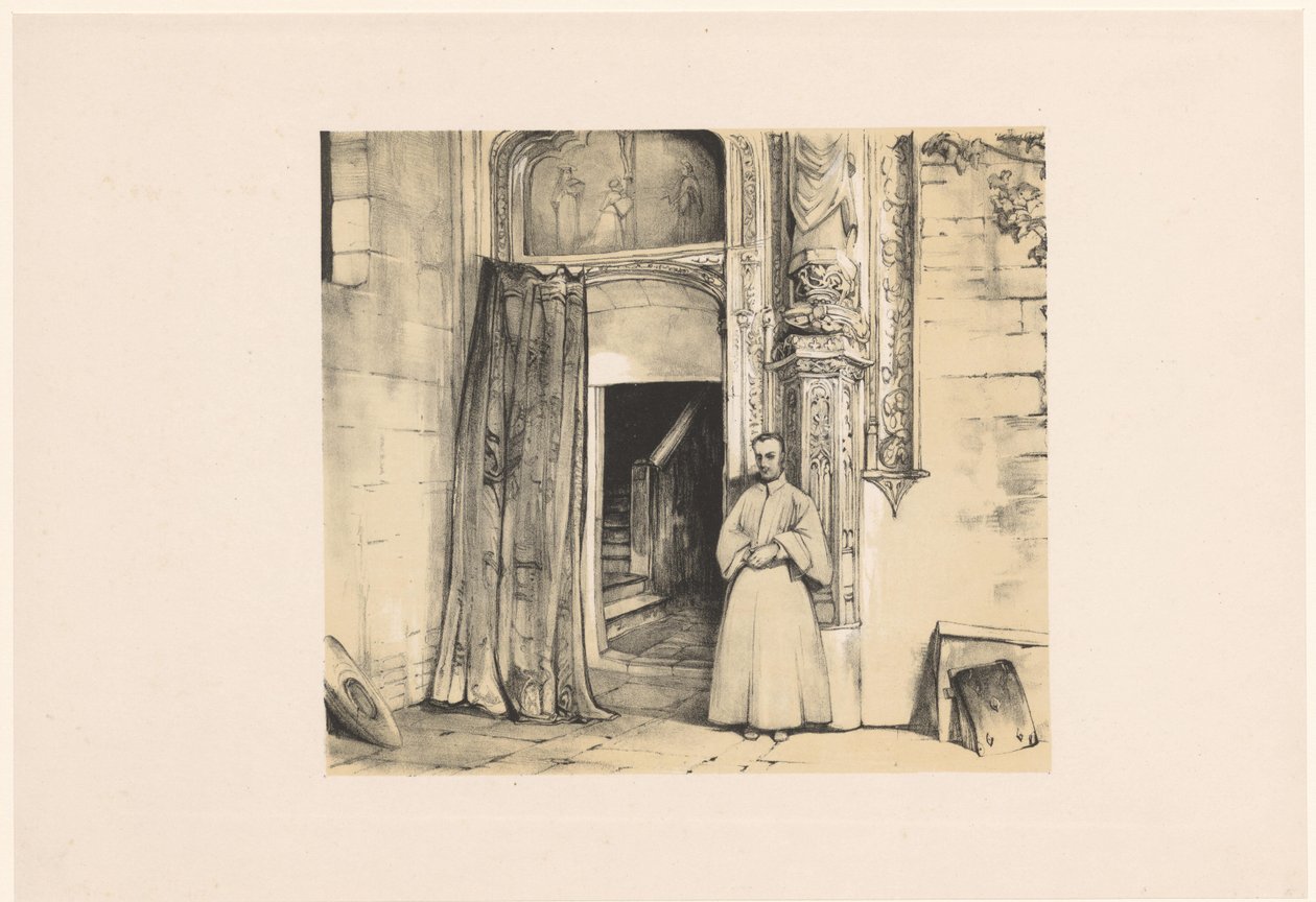 Dør i Convento de San Juan de los Reyes i Toledo av John Frederick Lewis