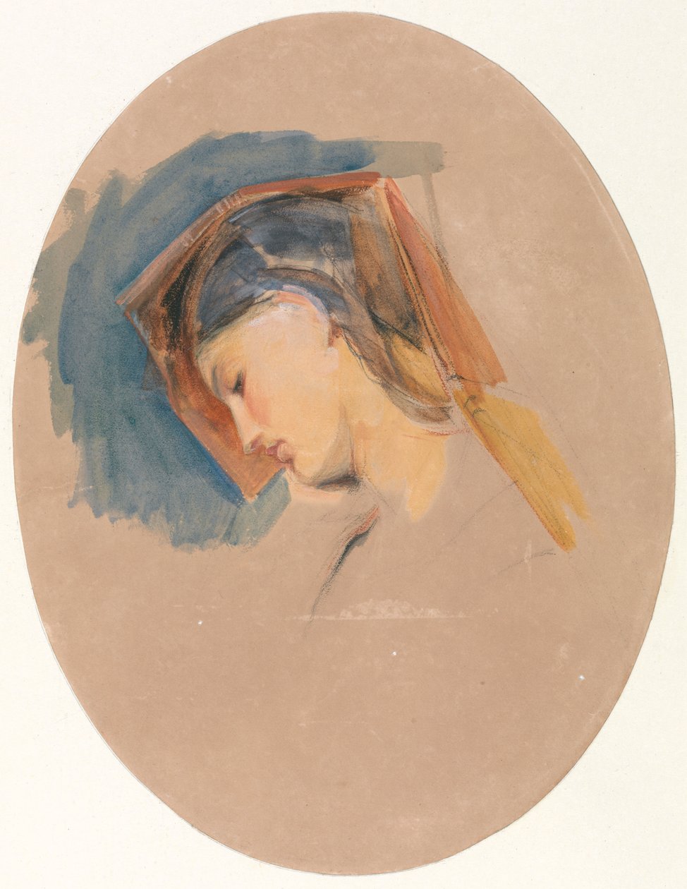 Leder for en ung kvinne av John Frederick Lewis