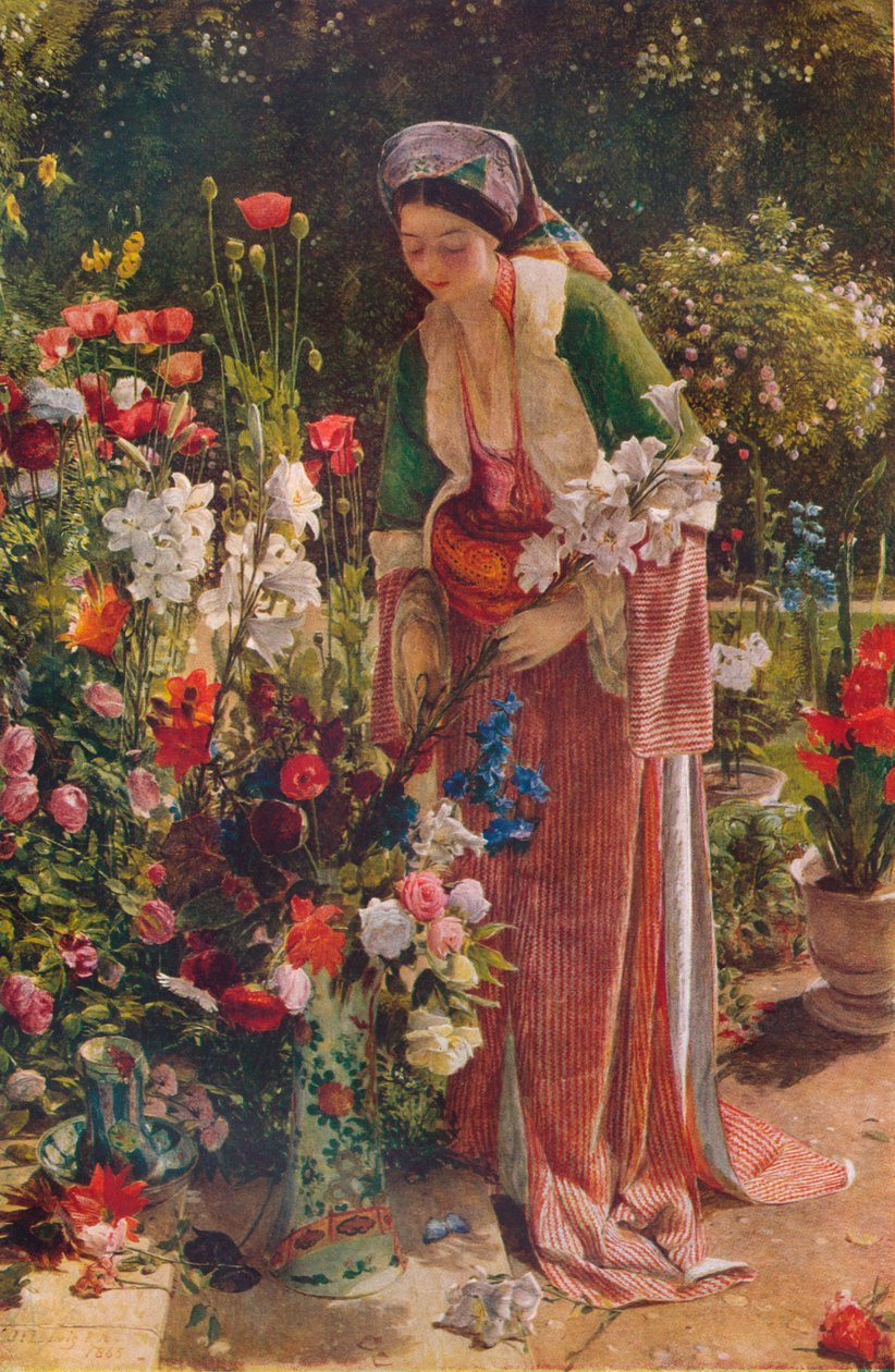 I Beys Garden, 1865, 1920. av John Frederick Lewis