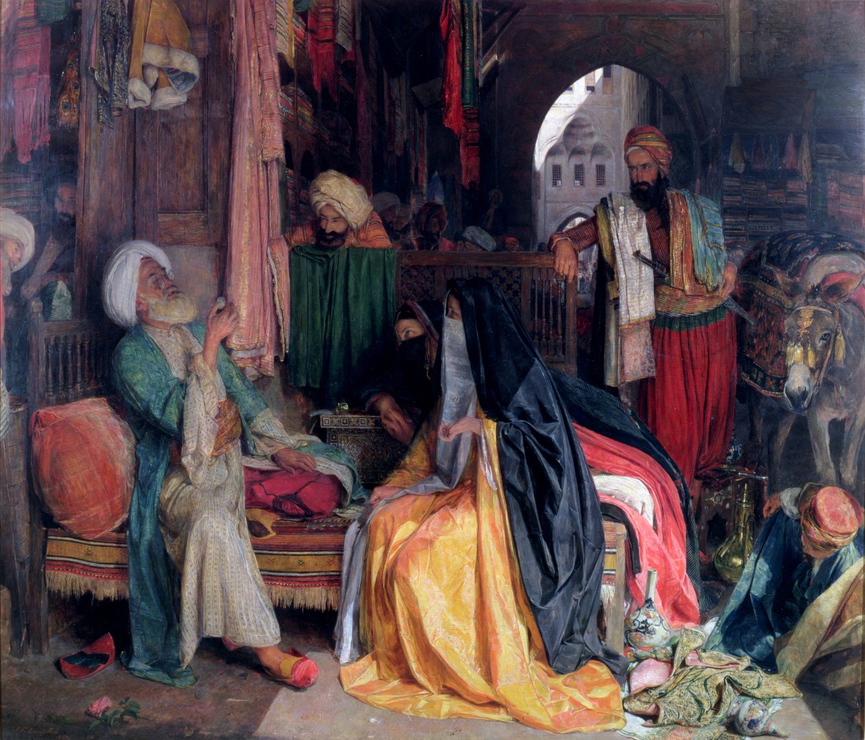 Den tvilsomme mynten, 1869 av John Frederick Lewis