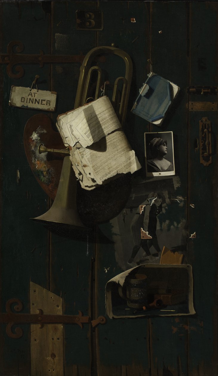 Ordinary Objects in the Artists Creative Mind, 1887 av John Frederick Peto