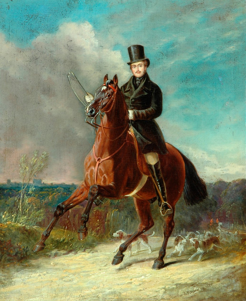 Prinsgemalen til hest, 1841 av John Frederick Herring Senior