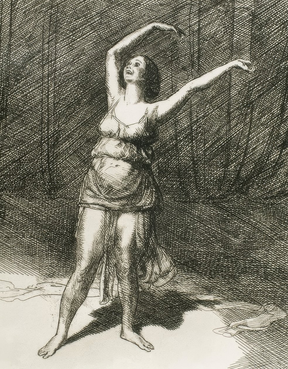 Isadora Duncan av John French Sloan