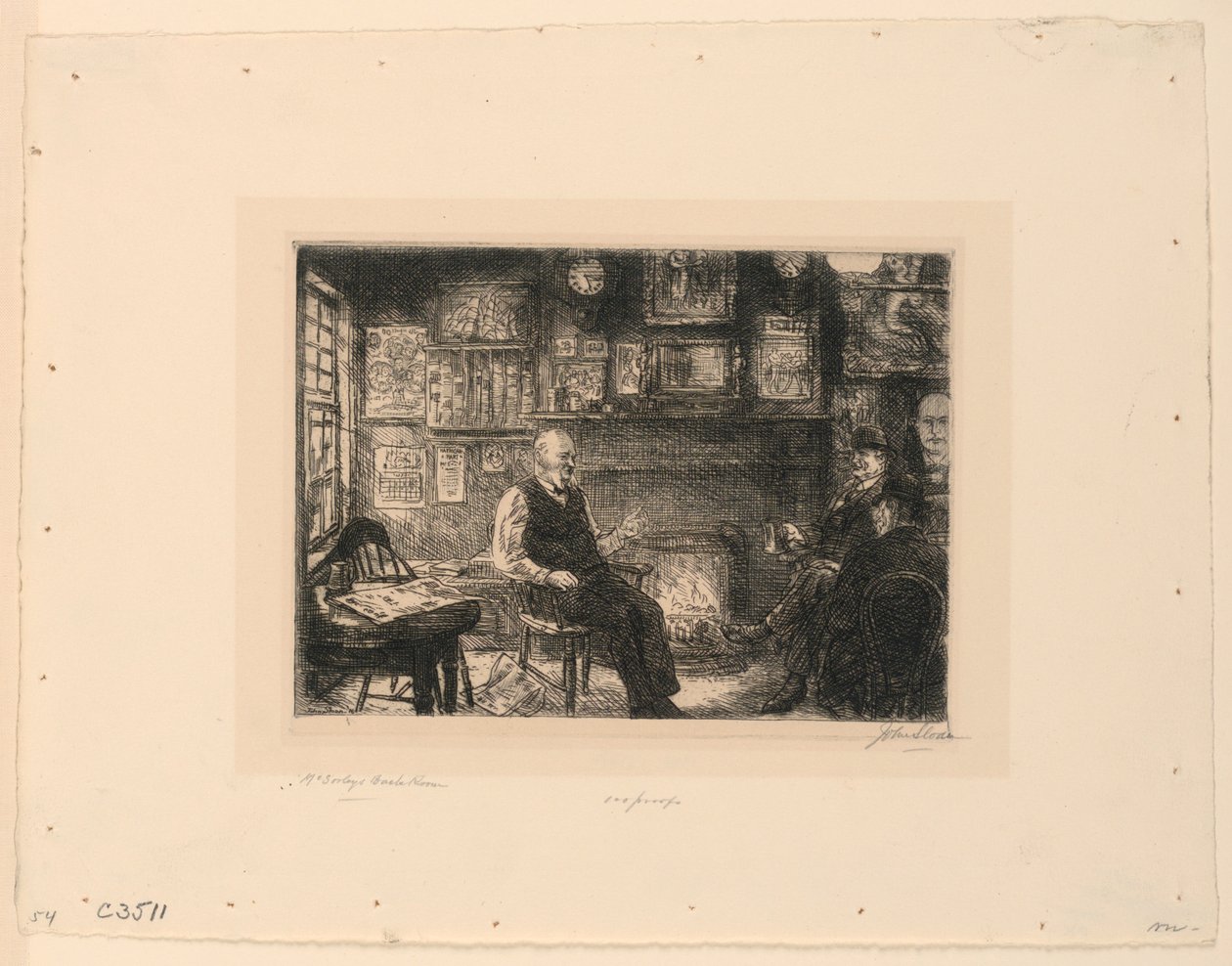 McSorleys bakrom av John French Sloan
