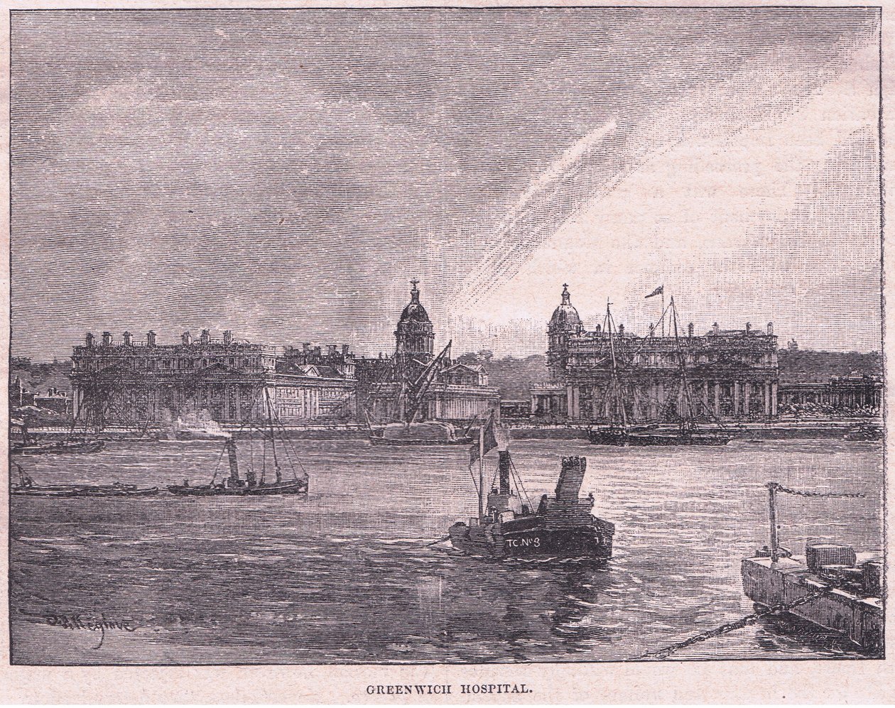 Greenwich sykehus av John Fulleylove