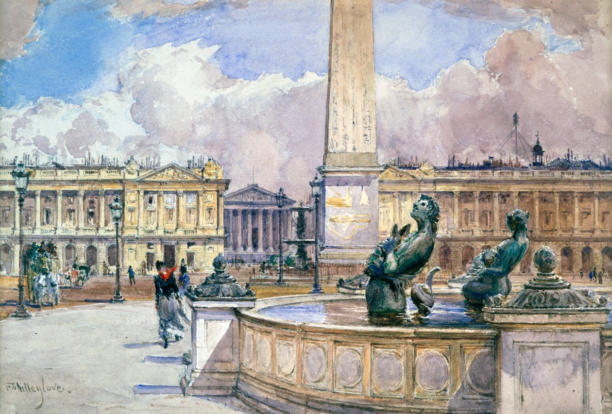 Place de la Concorde, 1847-1908 av John Fulleylove