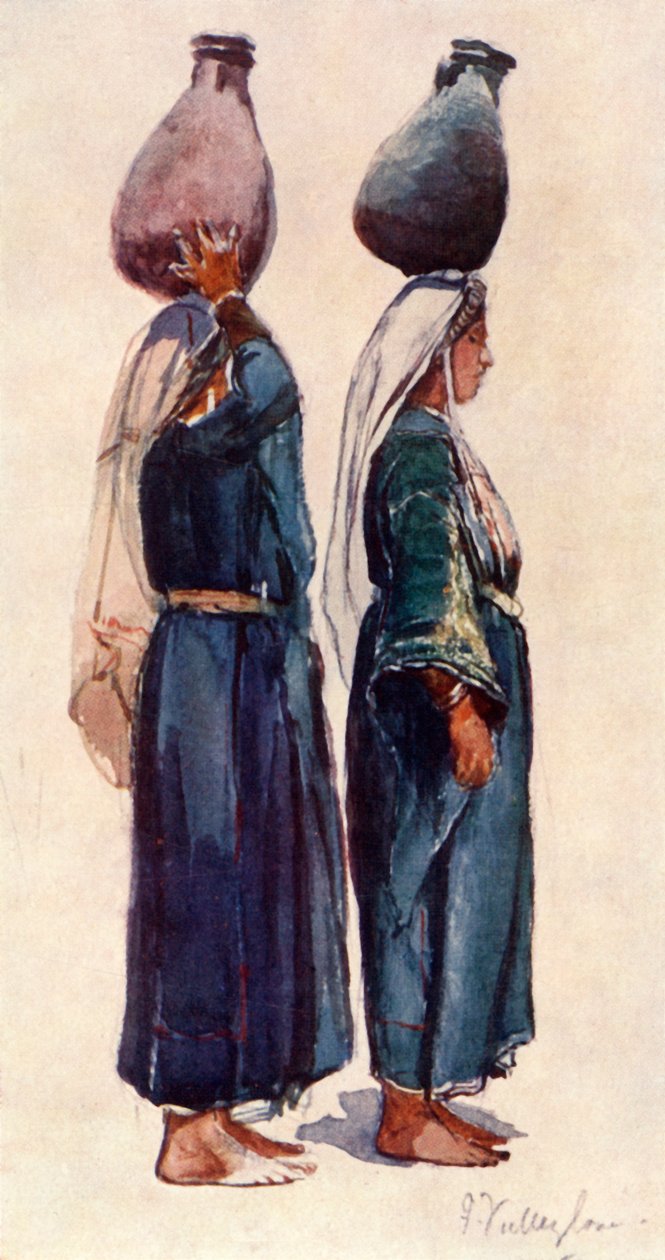 Studier av syriske bondekvinner, 1902. av John Fulleylove