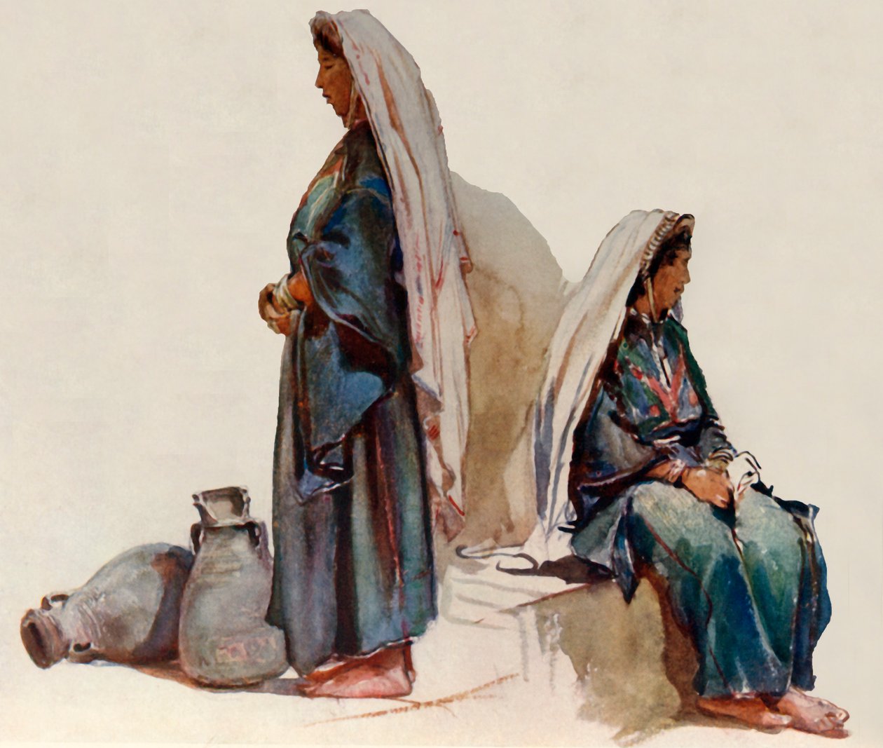 Studier av syriske bondekvinner, 1902. av John Fulleylove