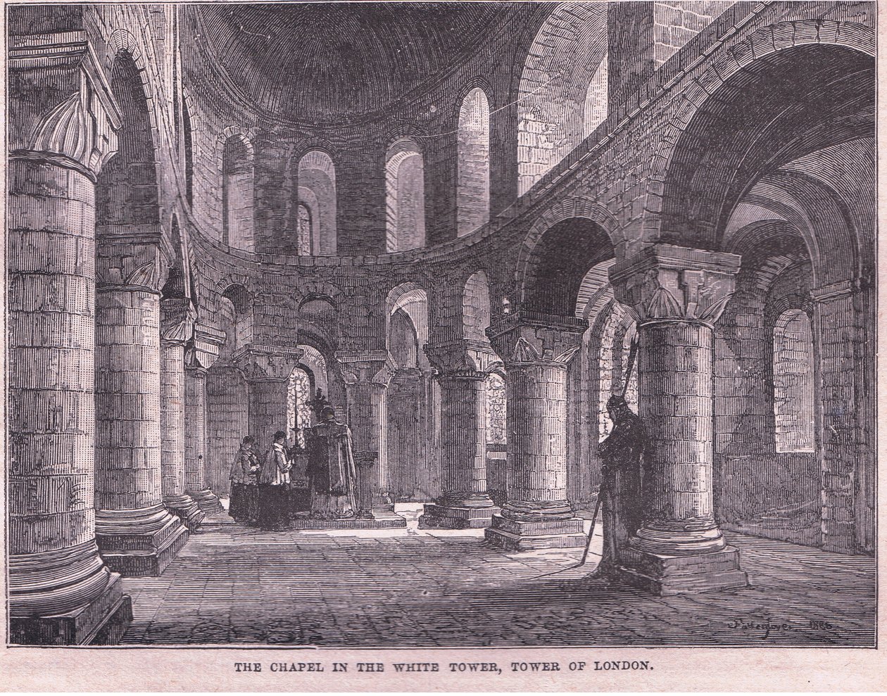 Kapellet i Det hvite tårnet, Tower of London av John Fulleylove