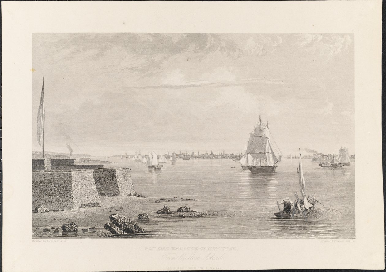 Bay and Harbour of New York fra Bedlons [Bedloe