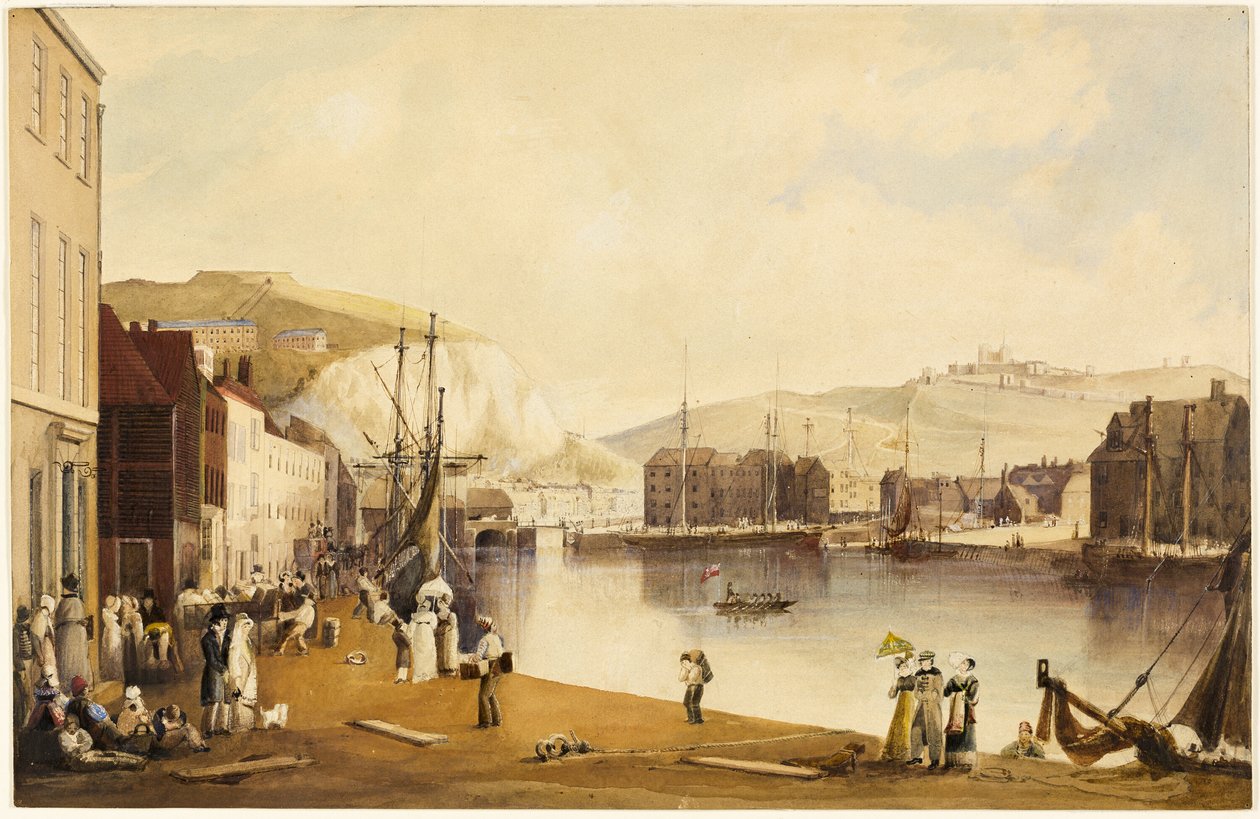 Dover havn av John Gendall