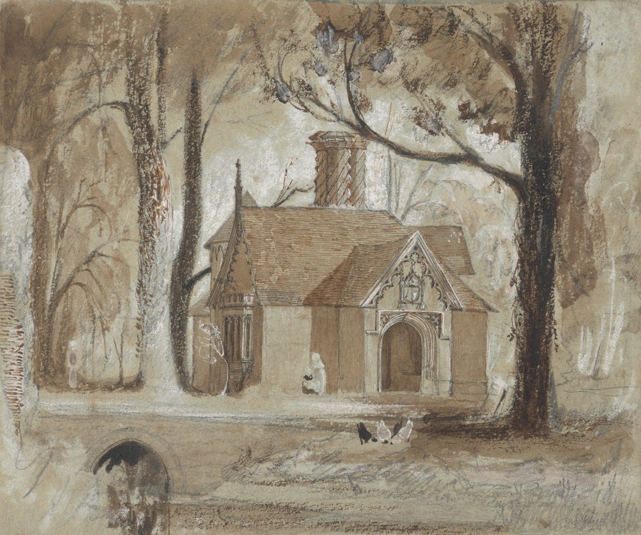 Fulham Palace, Porter's Lodge av John Gendall