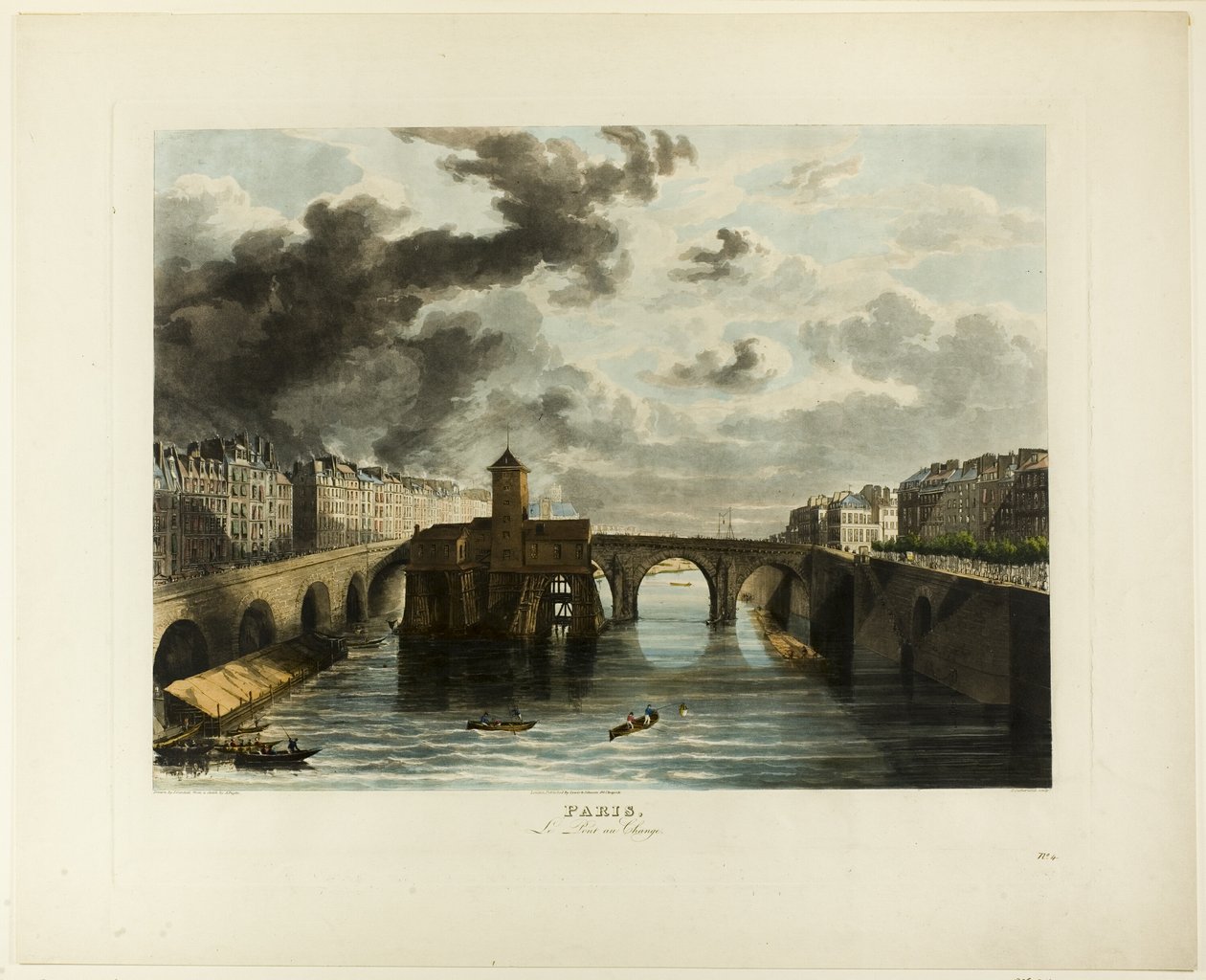 Paris, Pont-au-Change av John Gendall