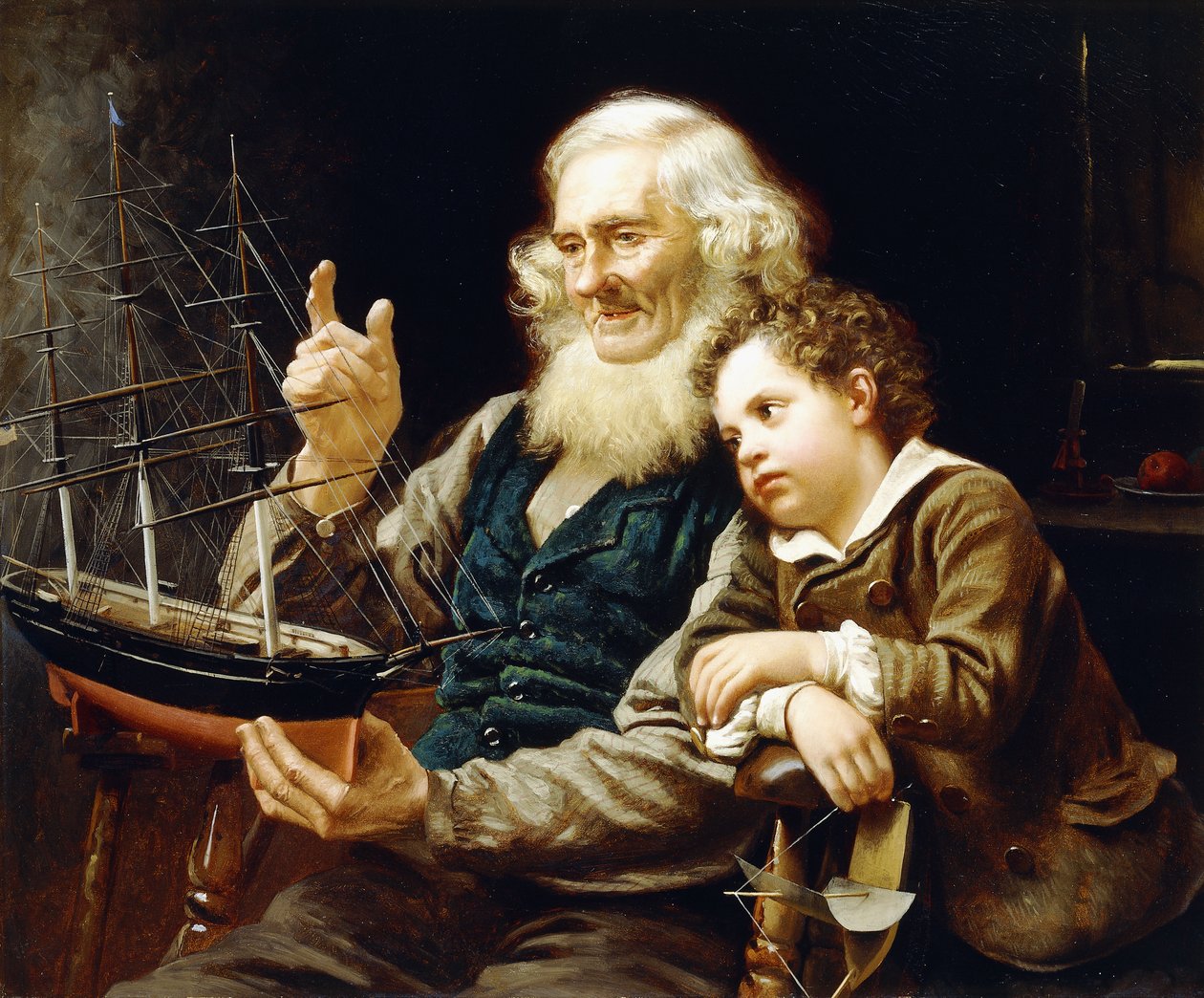 En historie om havet, 1883 av John George Brown