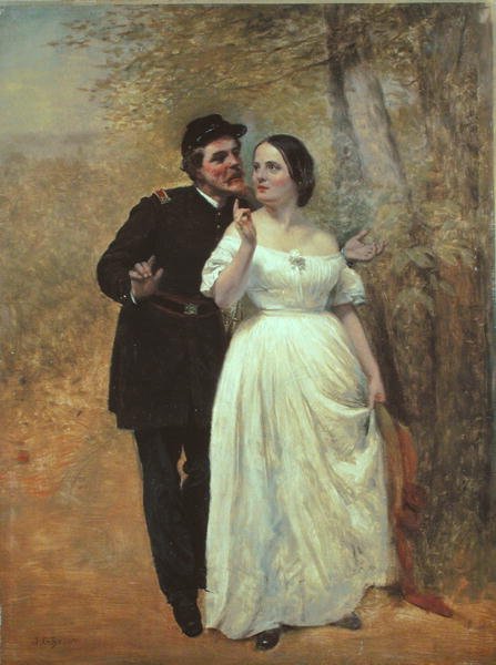 Frieri (olje på lerret) av John George Brown