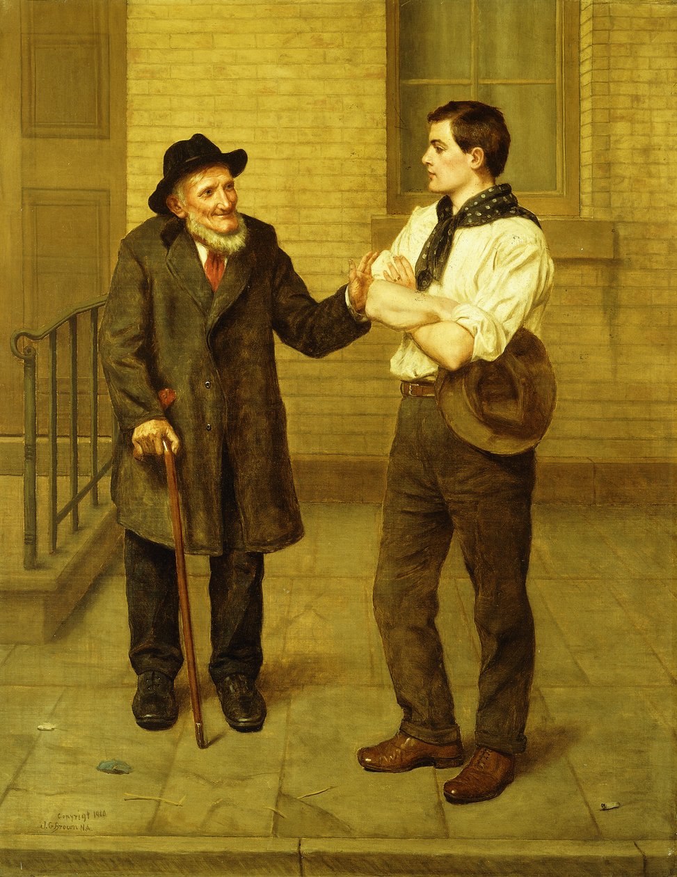 Go West Young Man, 1910 av John George Brown