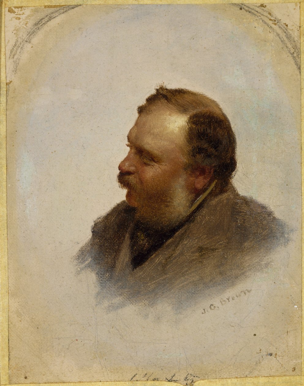 Portrett av William Brand, ca. 1862 av John George Brown