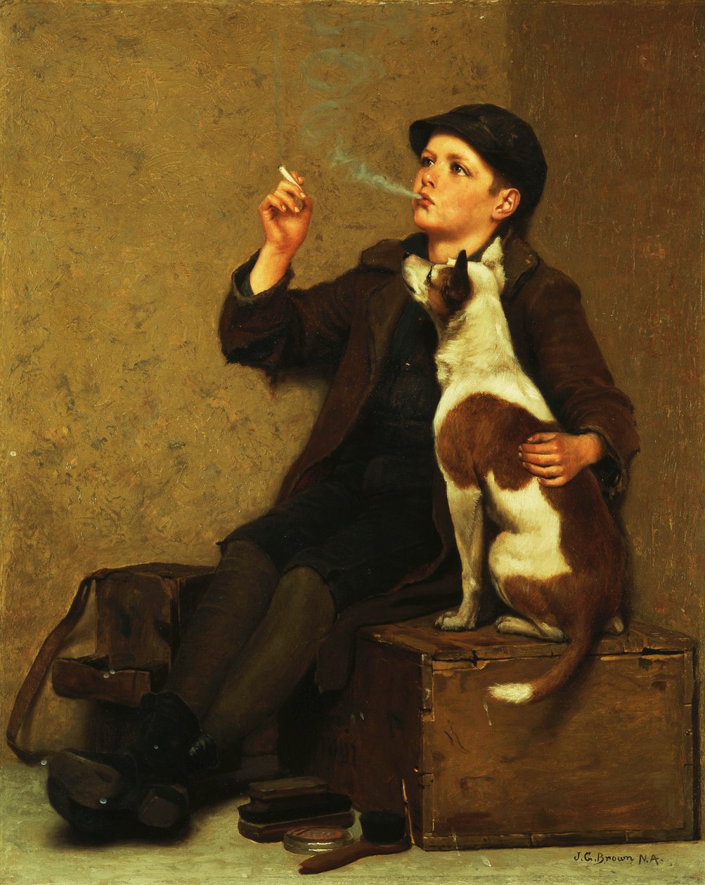 Skopussgutt, av John George Brown