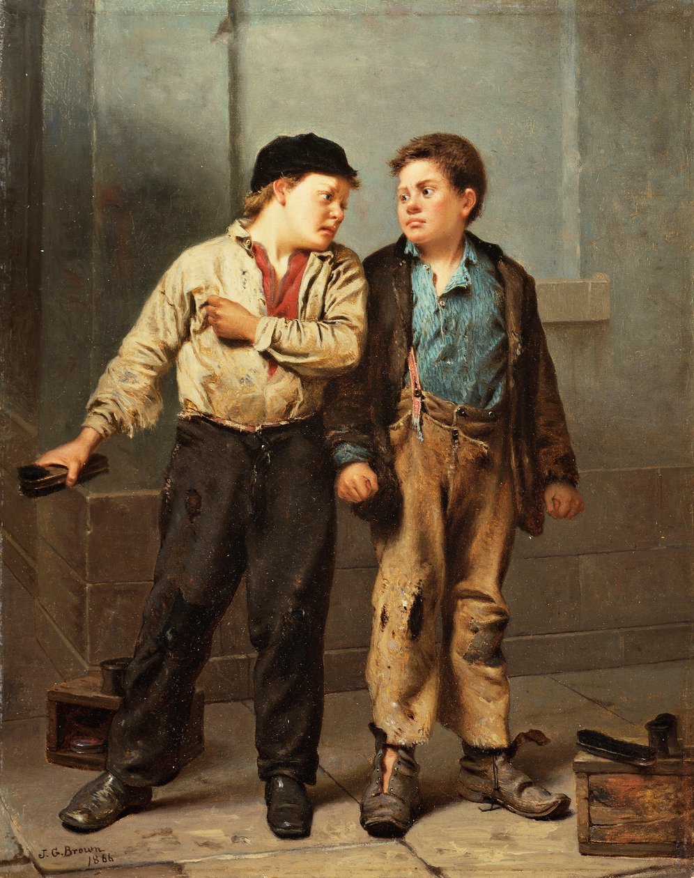 Krangelen, 1866 av John George Brown