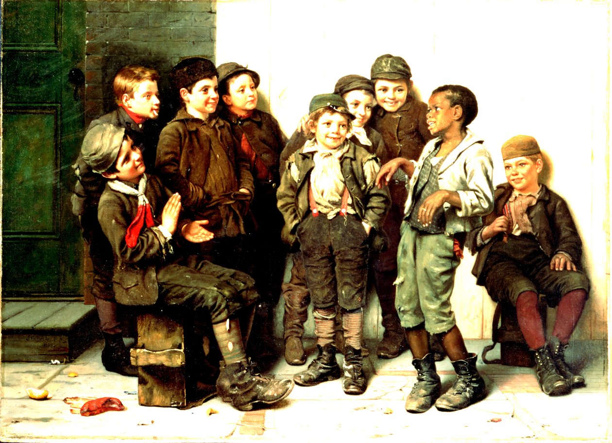 Street Dance, 1883 av John George Brown