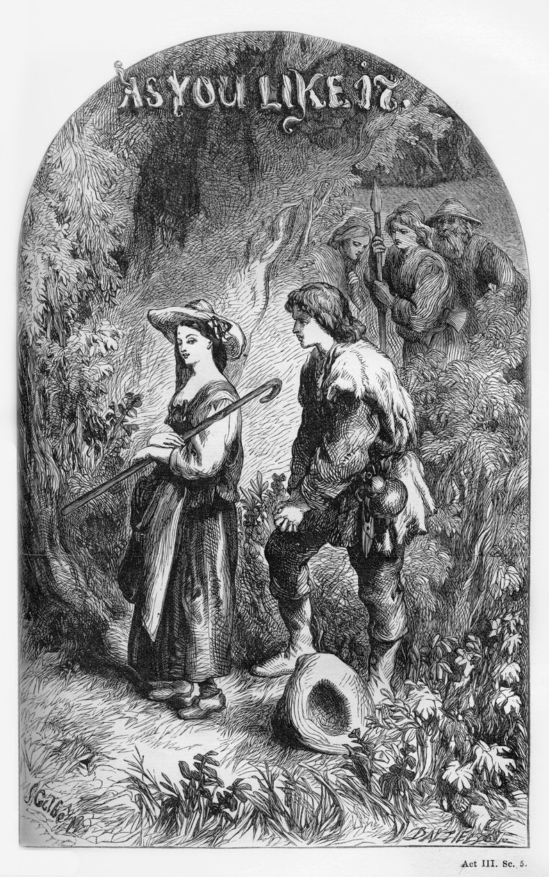 Som du liker det av William Shakespeare av John Gilbert