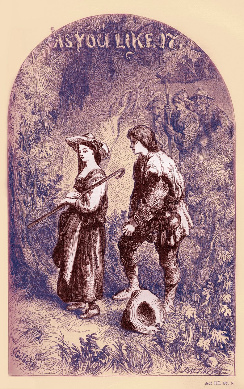 Som du liker det av William Shakespeare av John Gilbert