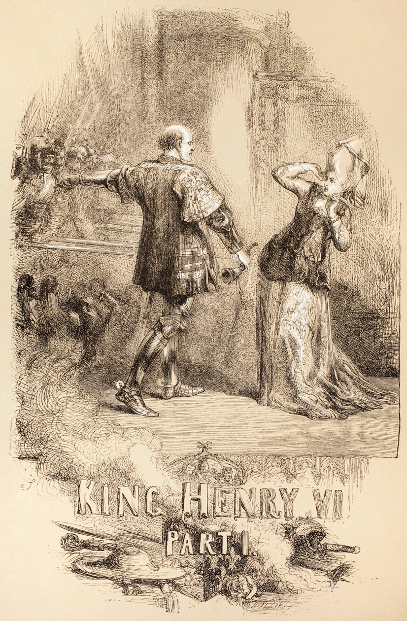 Henry VI, Part I, 1890 av John Gilbert