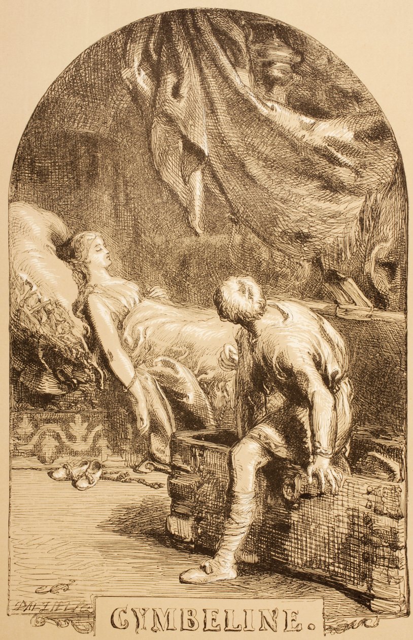 Illustrasjon for Cymbeline, fra 