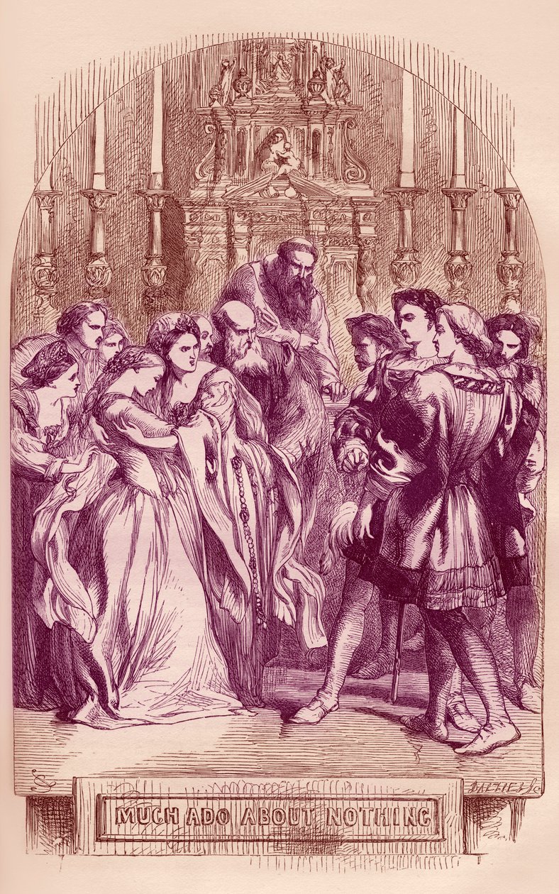 Much Ado about Nothing av William Shakaespeare av John Gilbert